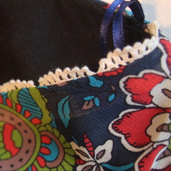 NWT Flying Tomato Boho Paisley VNeck Tunic Dress S - Picture 10 of 16